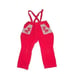 Albert Rare red vintage dog overalls