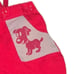 Albert Rare red vintage dog overalls