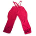 Albert Rare red vintage dog overalls