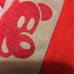 Albert Rare red vintage dog overalls