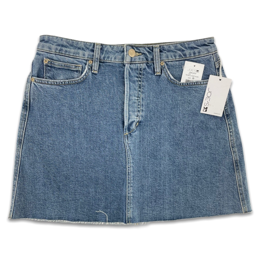 New Joe's Jean Skirt Womens Size 29 Bella Skirt High Rise A-line Denim