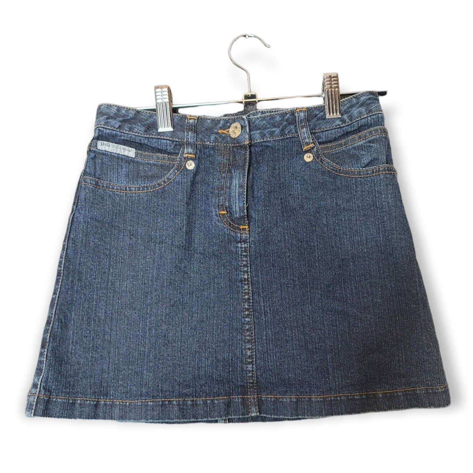 Dolce & Gabanna Junior Girls Denim Mini Skirt Size 10