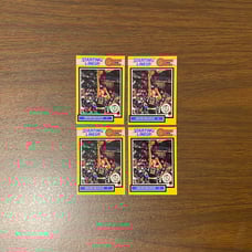 LOT OF 4 KEVIN MCHALE 1989 STARTING LINEUP ONE ON ONE BASKETBALL CARDS CELTICS