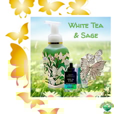 BBW ☼ White Tea and Sage & Butterflies ☼ 5 pc gift set