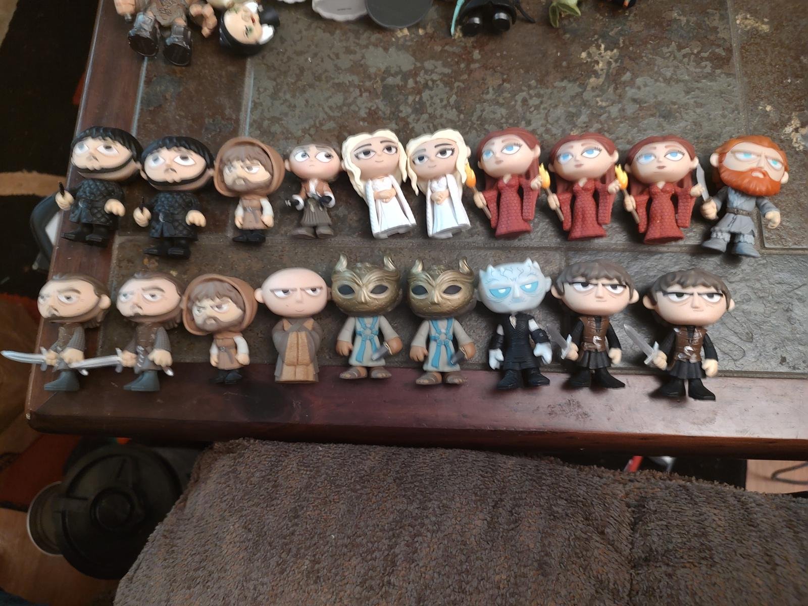 Collection of Game of Thrones Mini Figures - 20 Assorted Characters