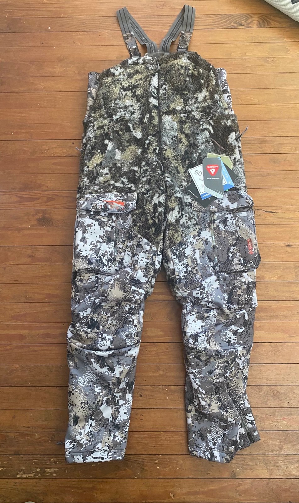 Sitka Mens Fanatic Bibs NWT Medium Optifade Elecated II