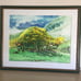 Original Framed Watercolor Painting Landscape Celia Huddleston Shung-hwa Chow