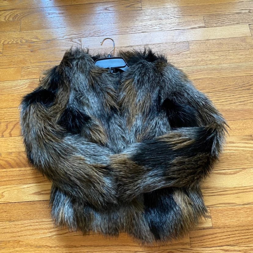 H&M Faux Fur Coat