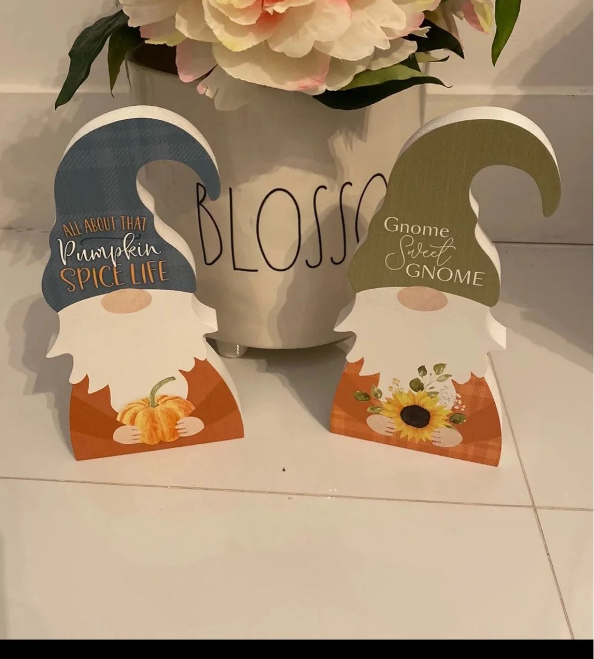Harvest gnome harvest decor set