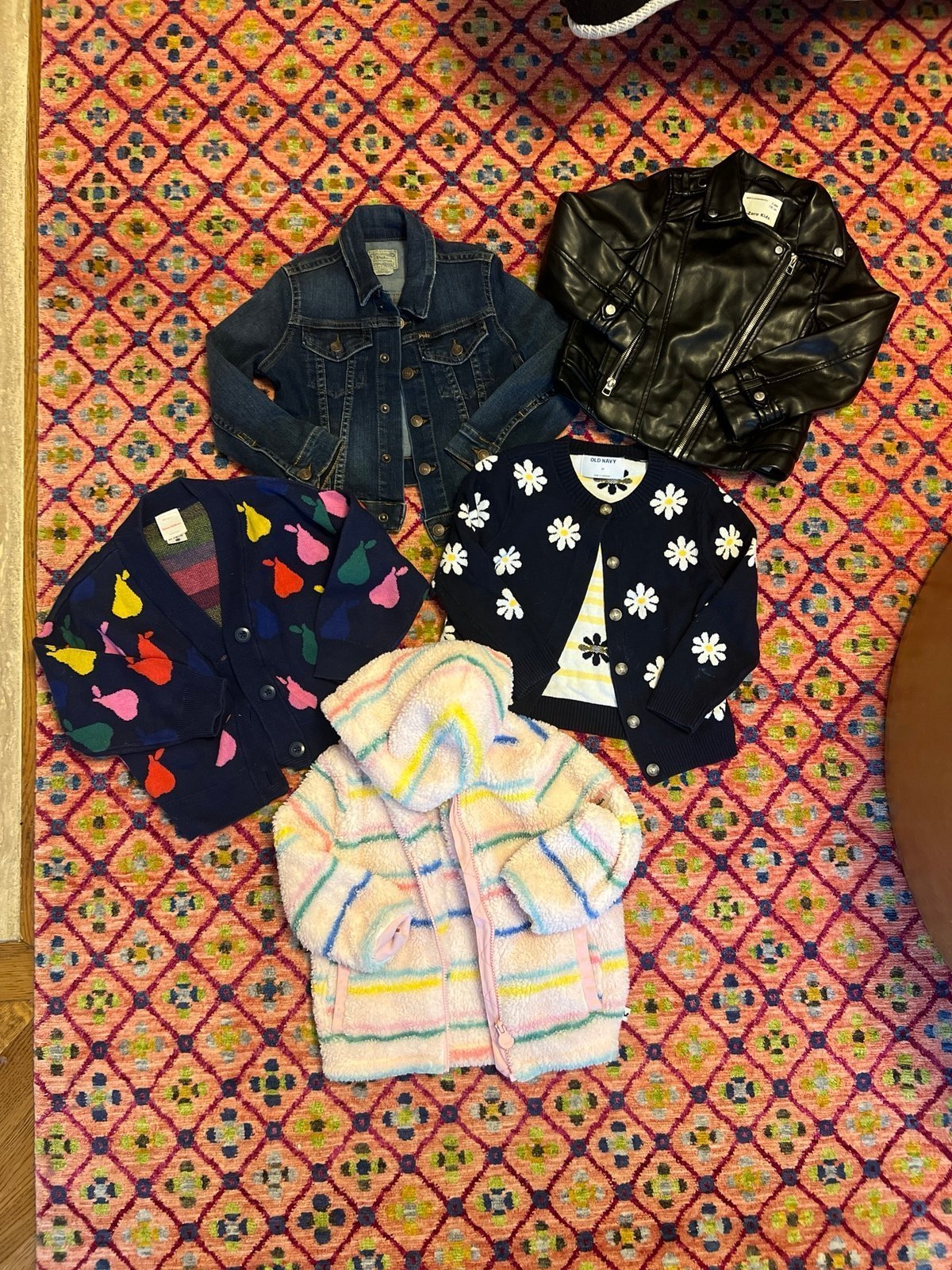 FIVE winter Coats and Sweaters Polo, Zara, Hannah Anderson, Old Navy, Joules