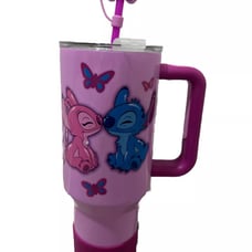 Disney Lilo & Stitch Face Stainless Steel Tumbler 40 Oz. HOT&COLD Valentine RARE