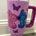 Disney Lilo & Stitch Face Stainless Steel Tumbler 40 Oz. HOT&COLD Valentine RARE