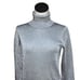 NWT J.Crew Turtleneck sweater in metallic knit Silver Festive