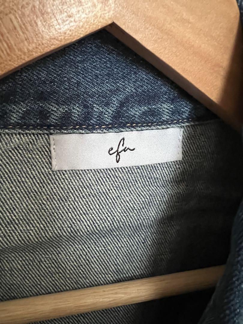 efu WIDE DENIM JACKET (Blue)