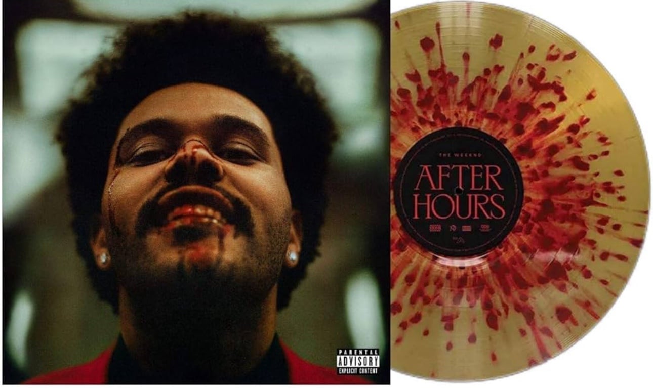 After Hours - Exclusive Limited Edition Gold With Red Splatter Colored Vinyl LP