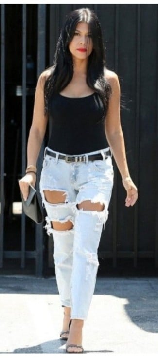 One teaspoon trashed free bird distressed jeans size 24