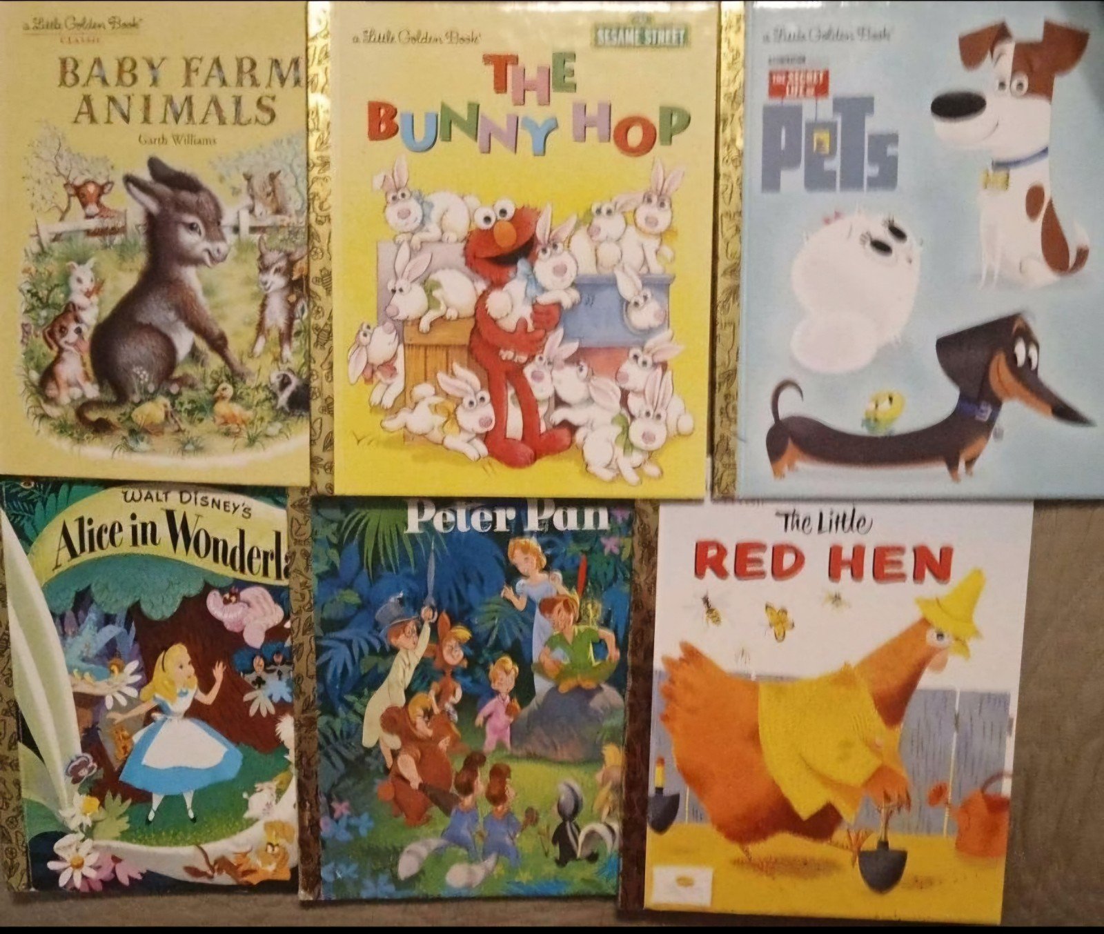 Lot of New Eight Golden Books in Great Condition.