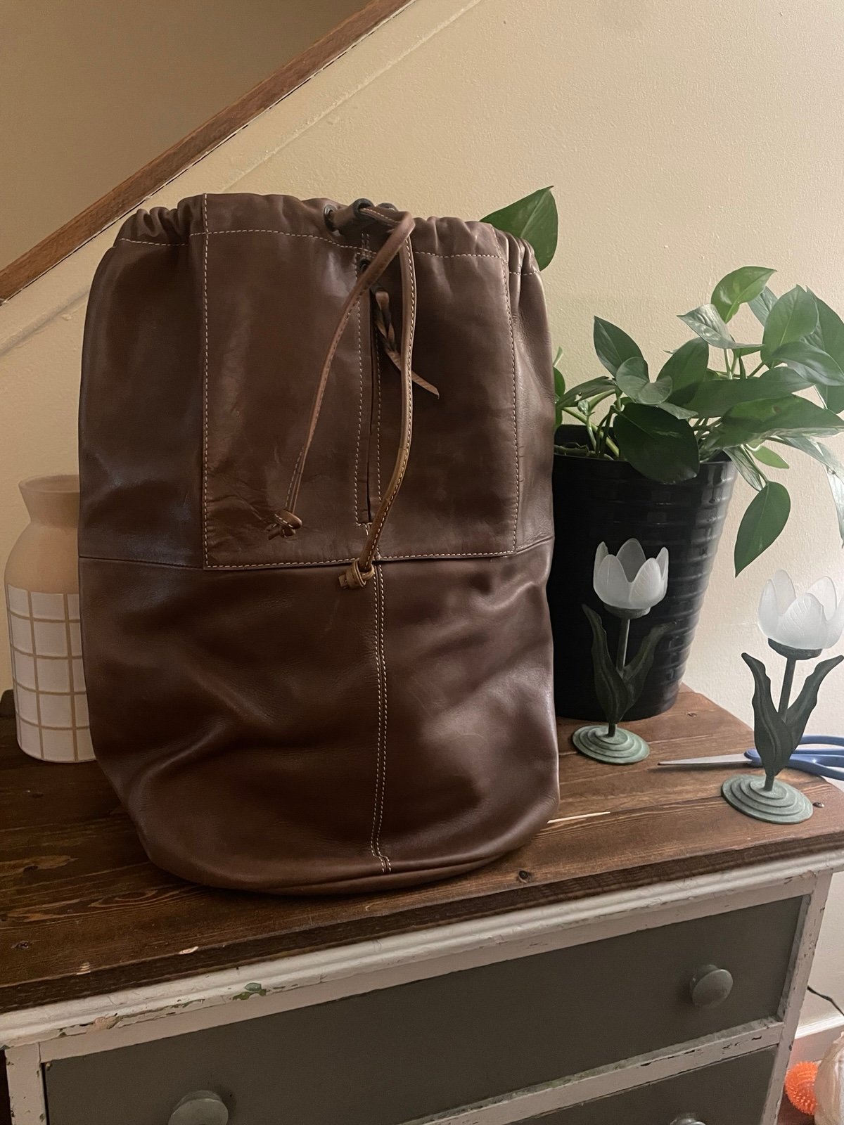 Wilson leather Backpack