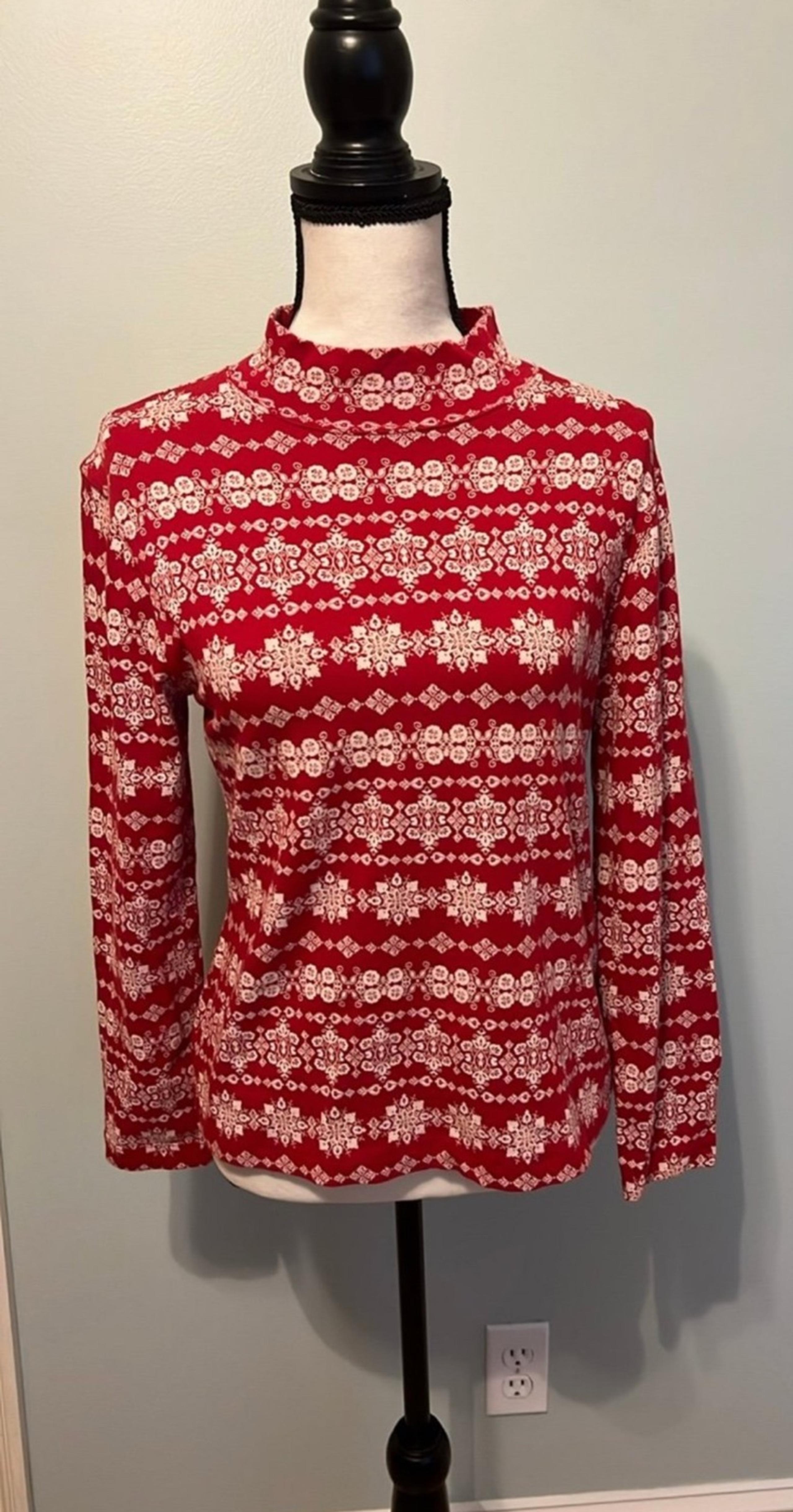 Croft & Barrow Turtleneck Blouse