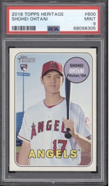 Shohei Ohtani Heritage RC PSA 9