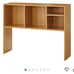 DESK HUTCH DormCo The College Cube - Desk Bookshelf - Beech Color