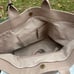IOPELLE LO PELLE EMBOSSED 3-D SKULLS GENUINE ITALIAN LEATHER TOTE