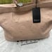 IOPELLE LO PELLE EMBOSSED 3-D SKULLS GENUINE ITALIAN LEATHER TOTE