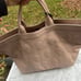 IOPELLE LO PELLE EMBOSSED 3-D SKULLS GENUINE ITALIAN LEATHER TOTE