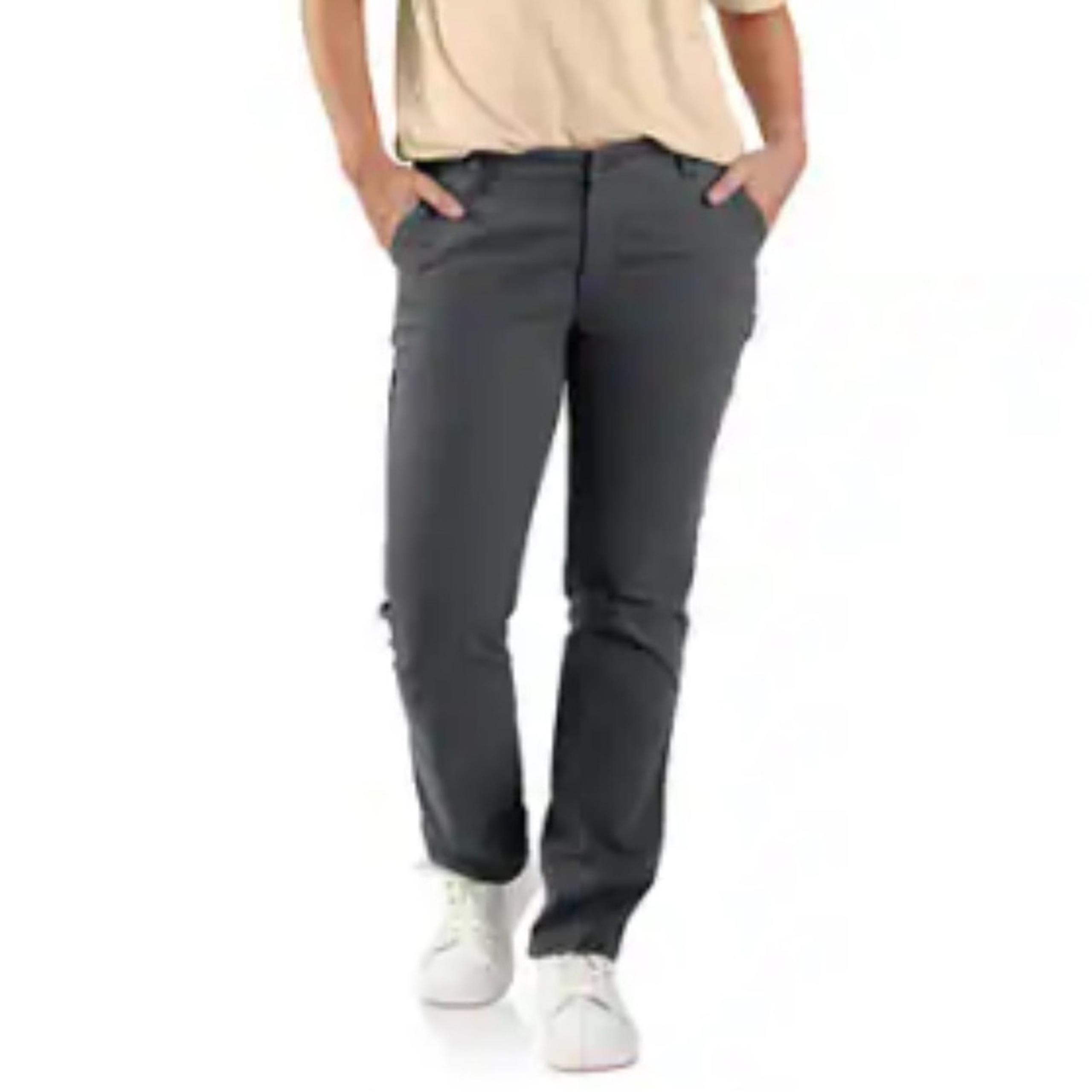 Carhartt Women’s Grey Rugged Flex Relaxed Fit Canvas Work Pants NEW 20