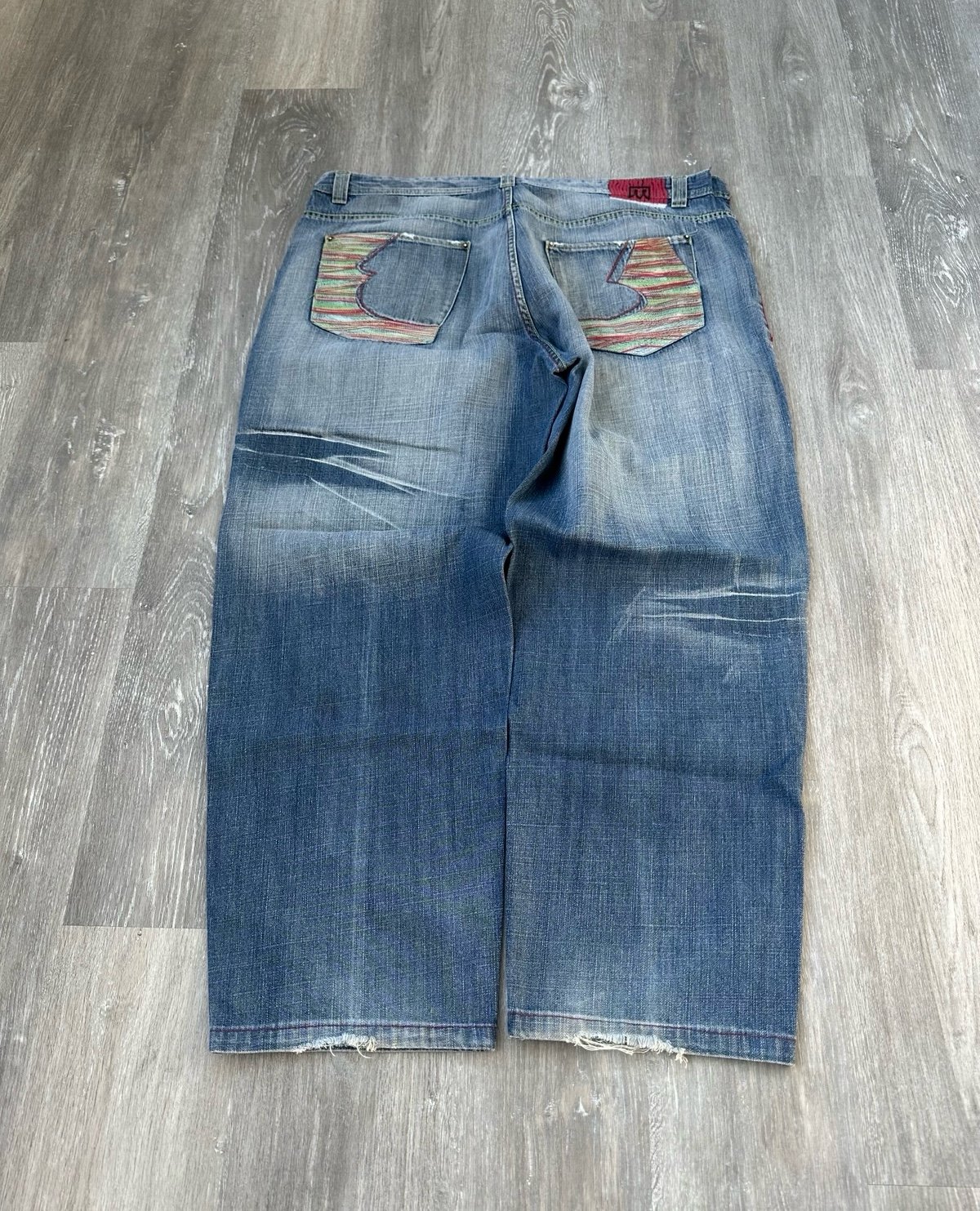 Y2K Baggy Faded Revolution Denim Jeans