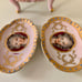 Vintage trinket box with 2 plates