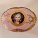 Vintage trinket box with 2 plates