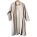 NWT Haven Well Within Grey 100% Cotton Light Grey Robe Sz M ( MISSING BELT)