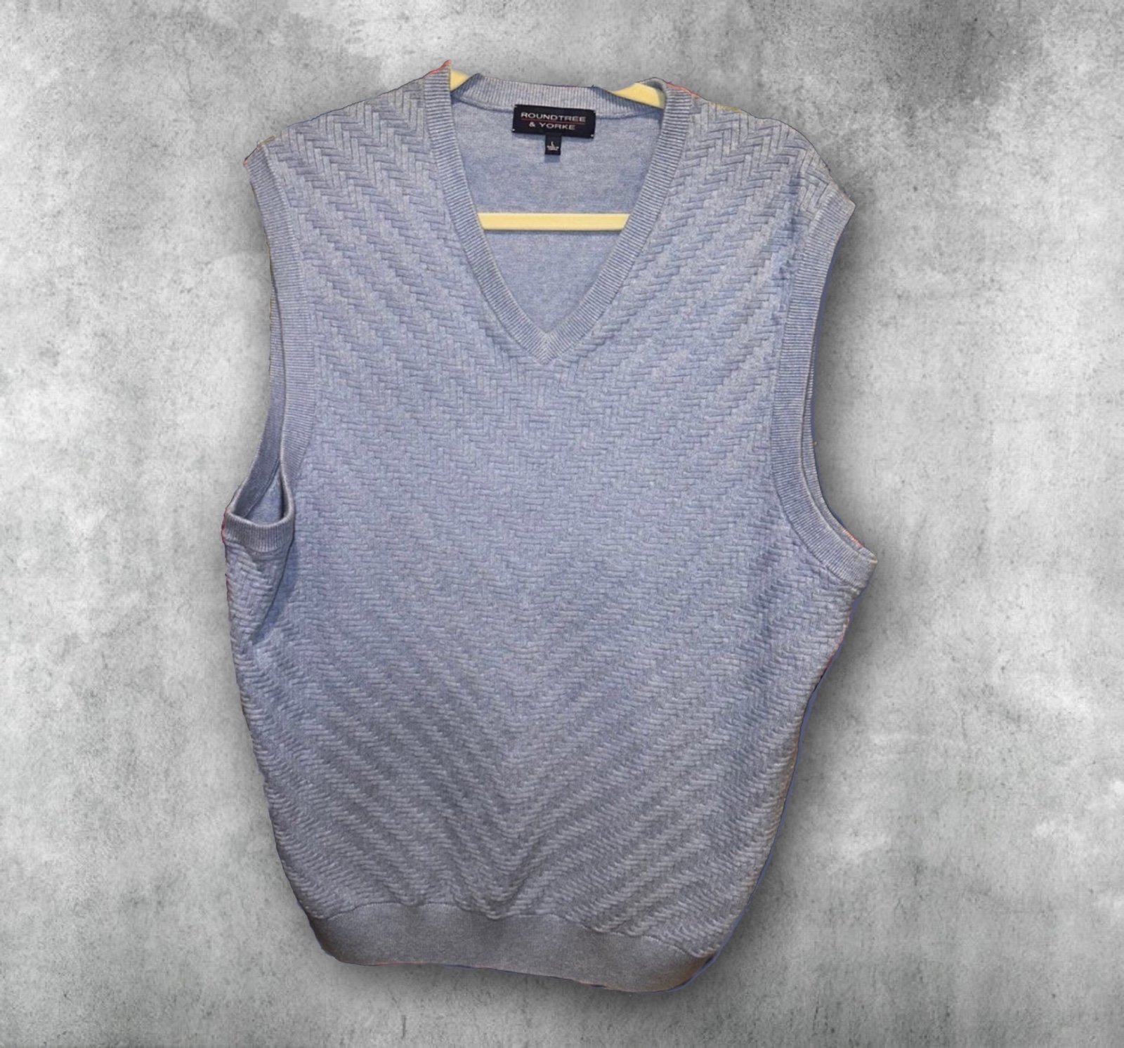 Roundtree and top yorke sweater vest