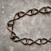Vintage 925 Silver Cross Chain Bracelet VINTAGE