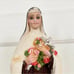 Vintage St. Therese Lisieux Little Flower Chalk Statue Columbia Italy Saint