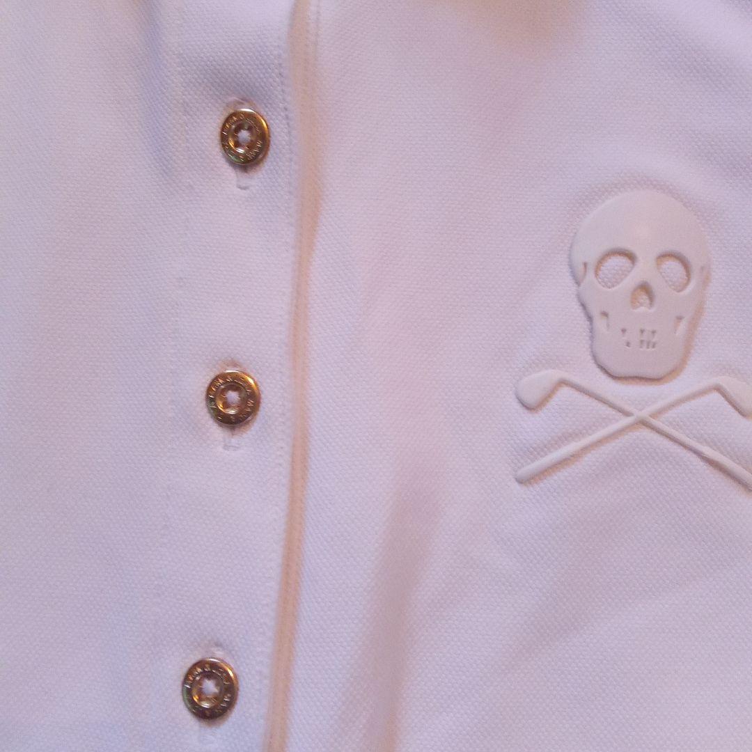 MARK & LONA Long Sleeve Polo Shirt White