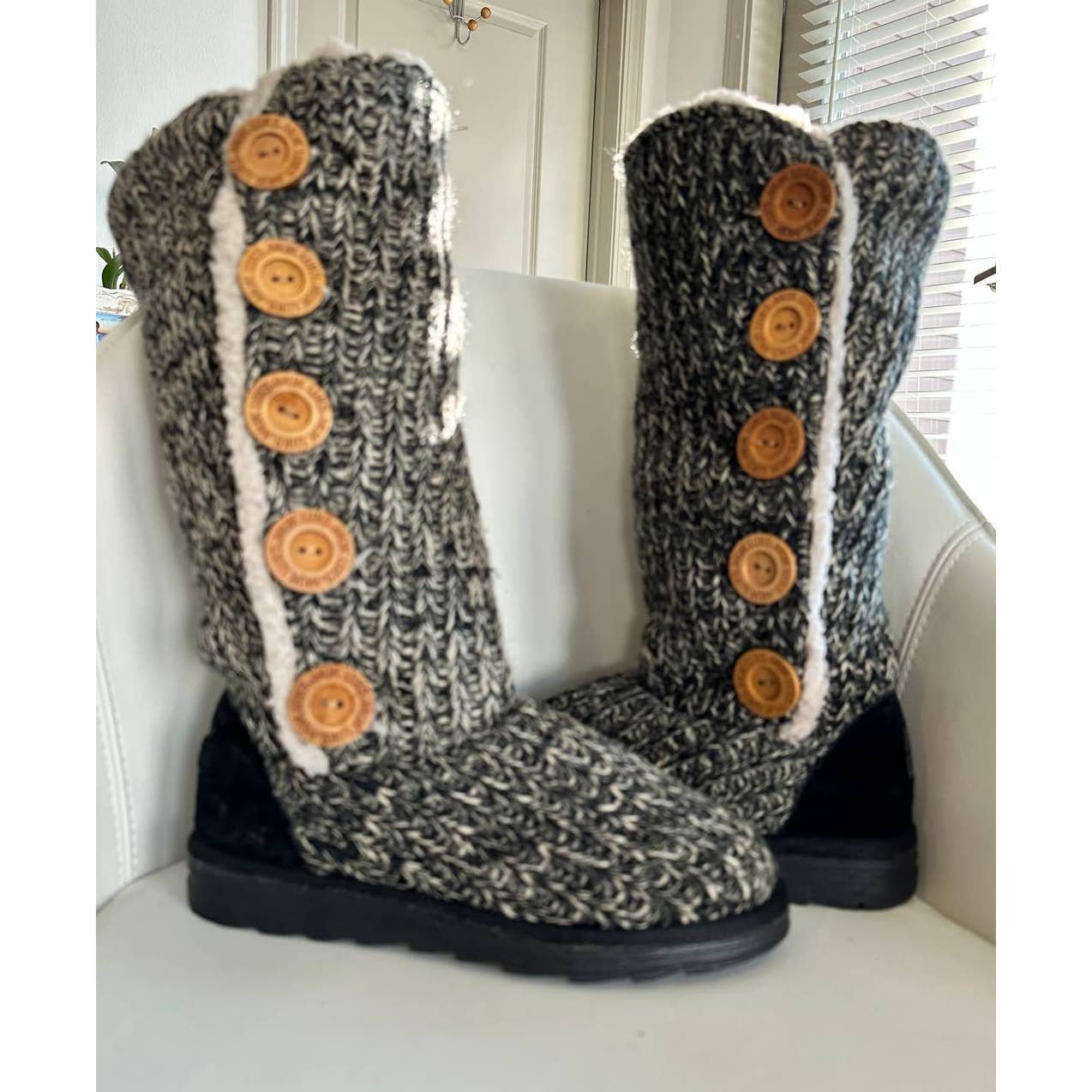 Crochet sweater boots deals