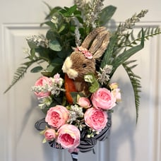Basket Easter Door Wreath