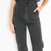 265 THE GREAT. Gray High Rise Army Utility Crop Straight Leg Pants