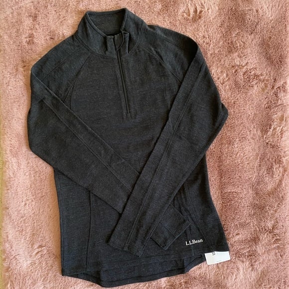 XS Women's Wool Midweight 250 Base Layer, Quarter-Zip