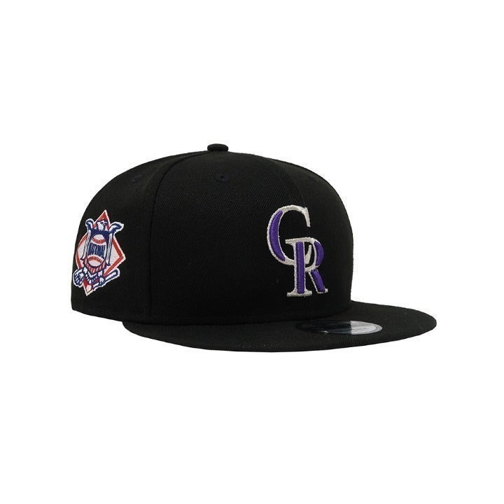 New Era 9Fifty Men's Colorado Rockies Baycik Black Snapback Cap