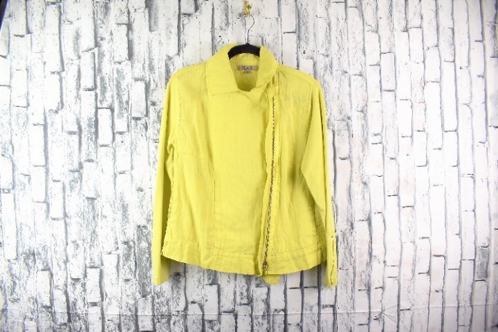 FLAX Medium Jacket Linen Moto Jacket S