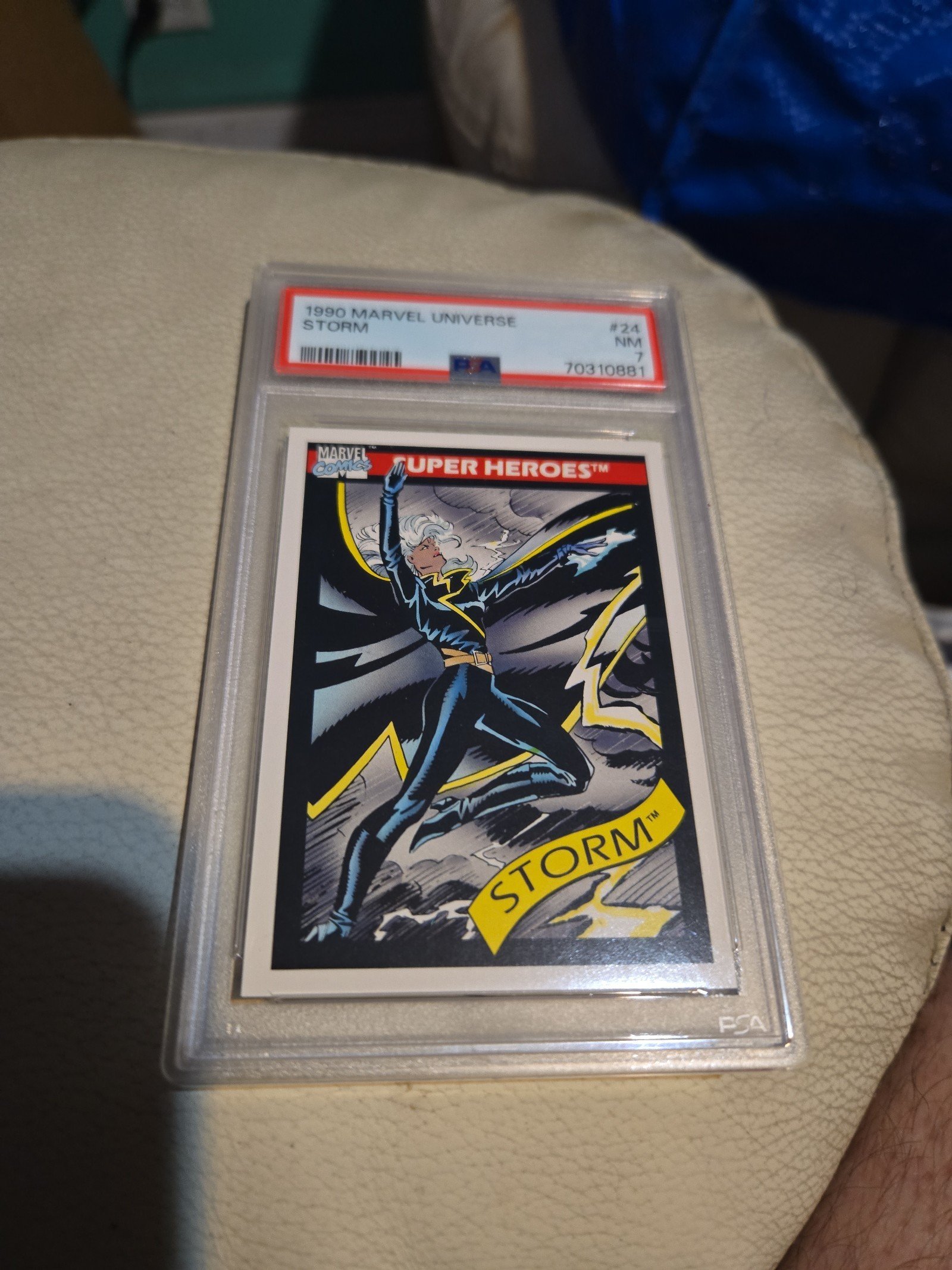 1990 Marvel Universe Storm PSA7