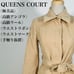 【Excellent Condition】Queens Court Premium Angora Wool Long Coat with Waist Ribbon