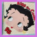 Betty Boop Kiss the Cook Glazed Ceramic Tile Trivet Kitchen Decor 7 by 7