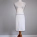 Escada White Knit Pencil Skirt w/ Piping