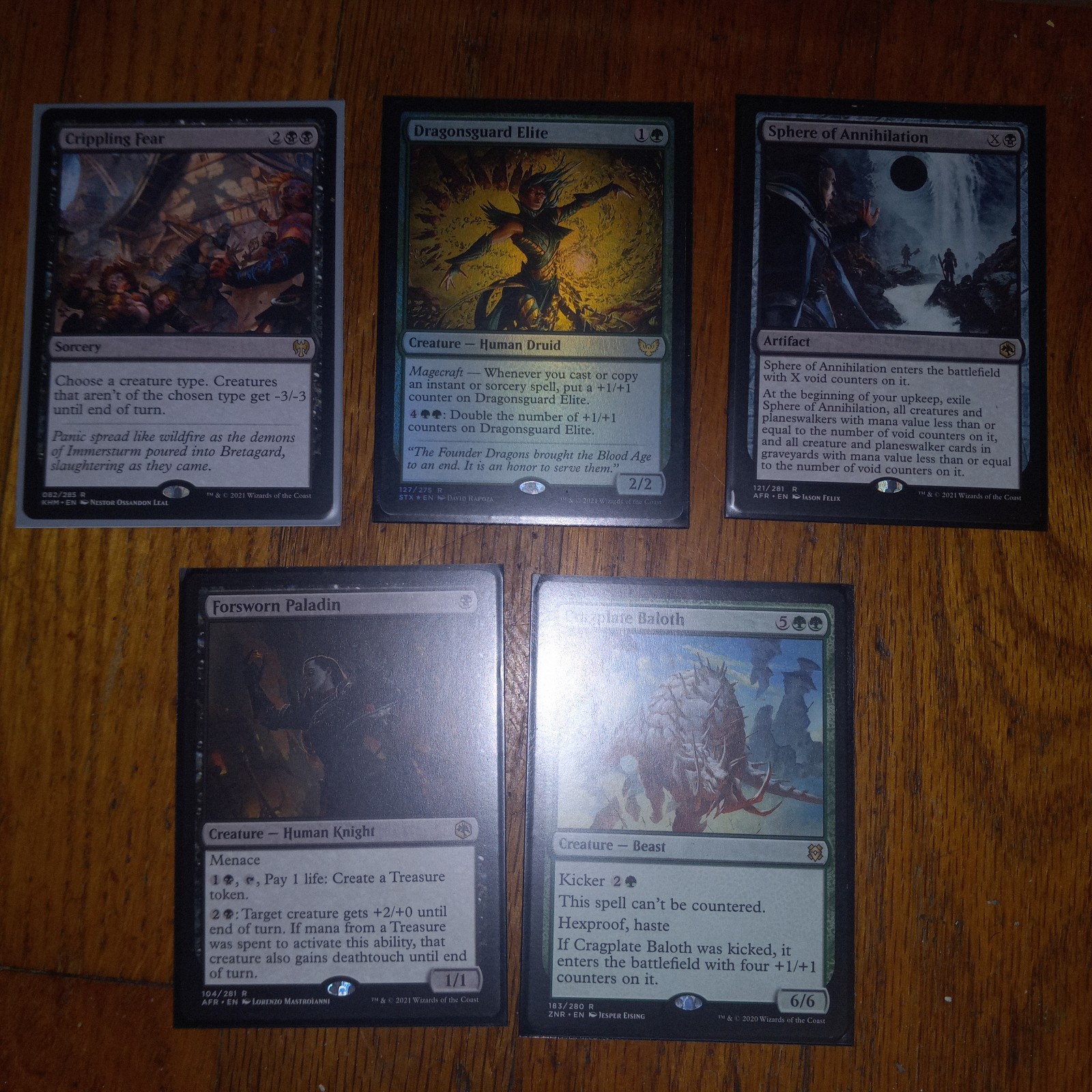MTG cards