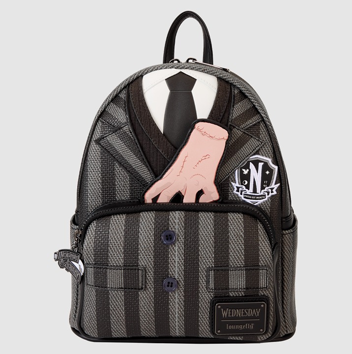 Wednesday Nevermore Academy Uniform Mini Backpack