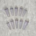 Clear French Swarovski Press On Nails